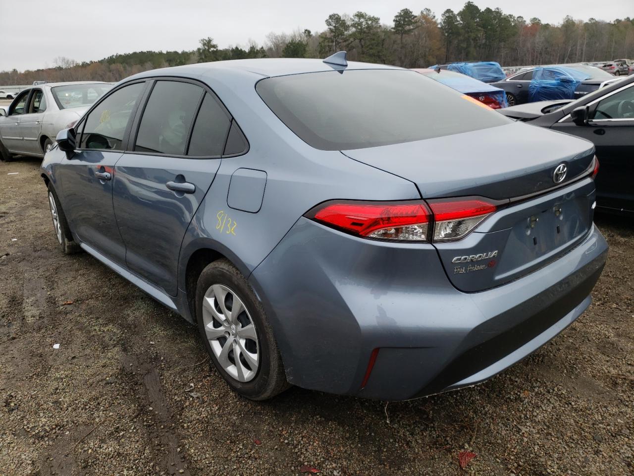 Photo 3 from auction – 2021 TOYOTA COROLLA LE with VIN JTDEPMAE4MJ189982