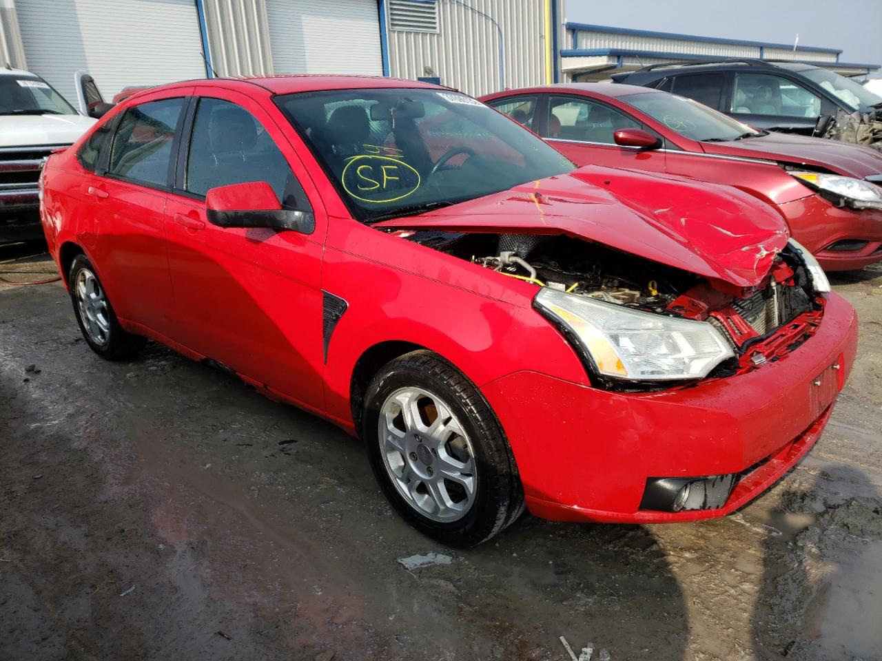 FORD FOCUS SE 2008 with VIN 1FAHP35N68W101658 - Photo from auction