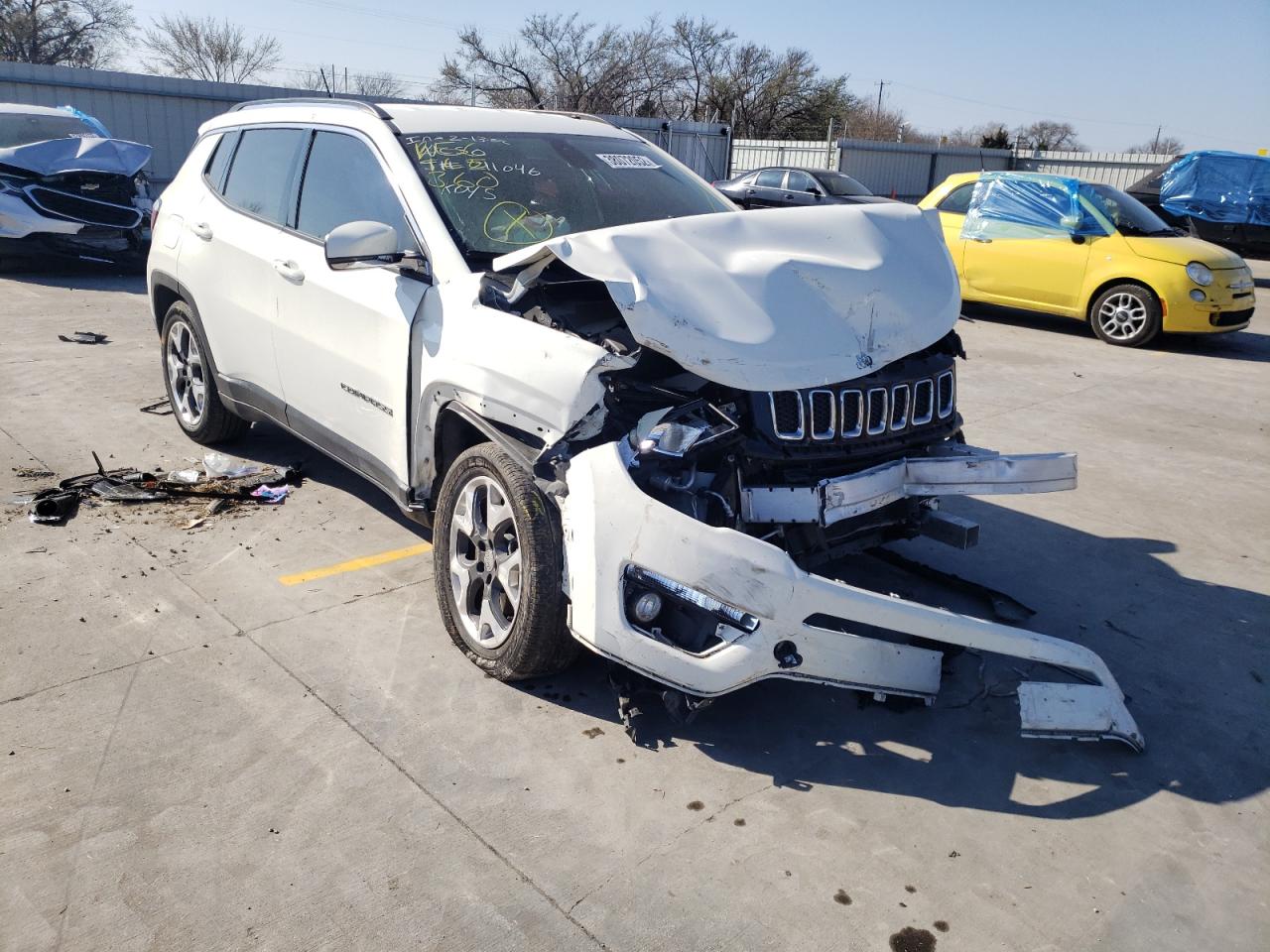 JEEP COMPASS LI 2019 with VIN 3C4NJCCB3KT664249 - Photo from auction