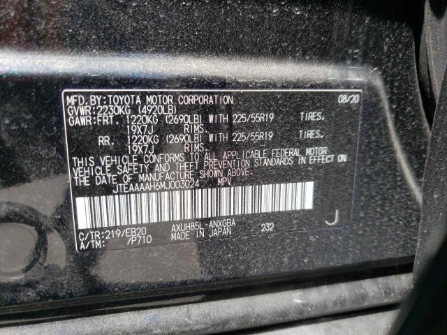 Photo 10 from auction – 2021 TOYOTA VENZA LE with VIN JTEAAAAH6MJ003024