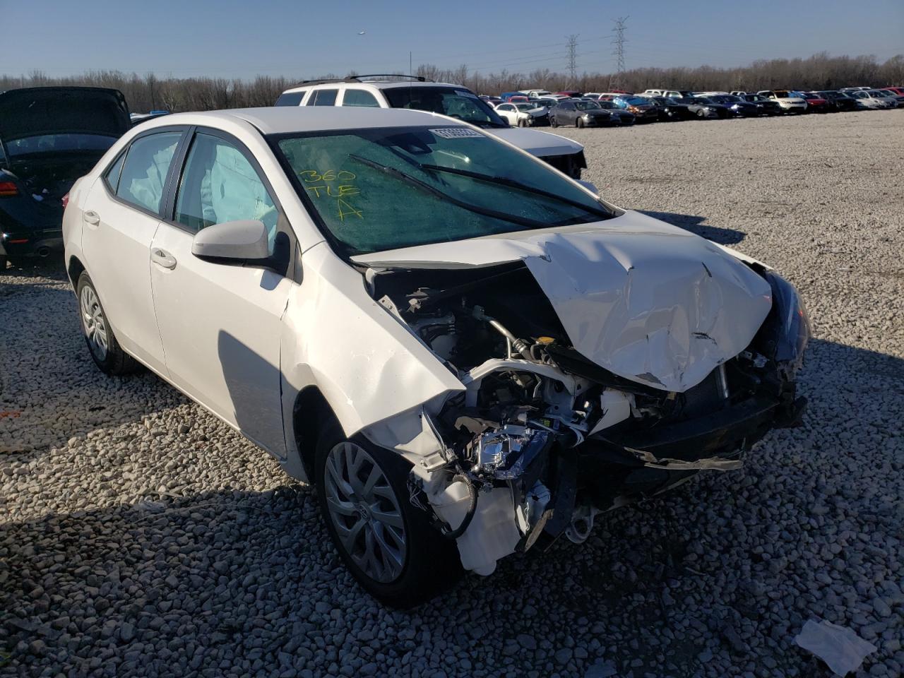 TOYOTA COROLLA L 2017 with VIN 5YFBURHE2HP641816 - Photo from auction