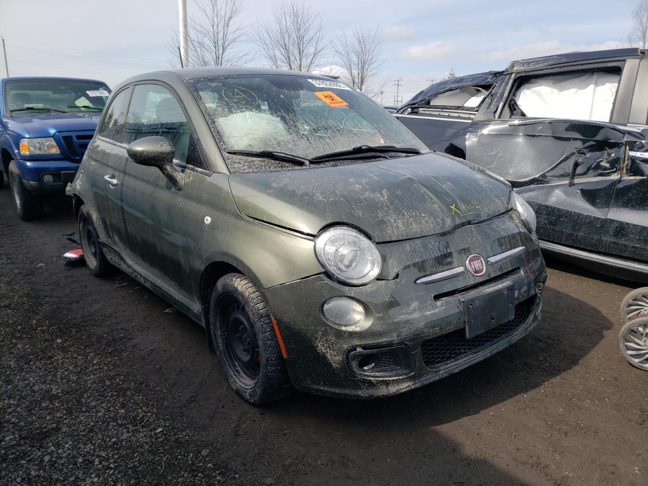 FIAT 500 SPORT 2015 with VIN 3C3CFFBR7FT615607 - Photo from auction