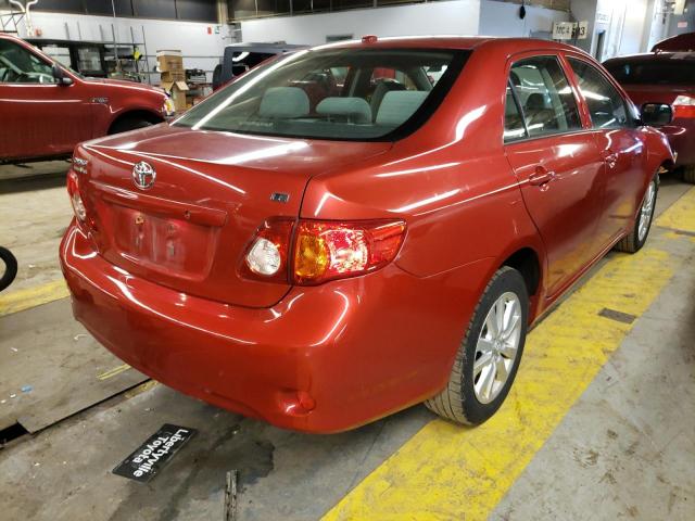 Photo 4 from auction – 2009 TOYOTA COROLLA BA with VIN JTDBL40E79J045351