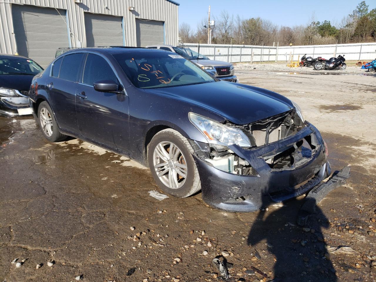INFINITI G37 BASE 2012 with VIN JN1CV6AP3CM629362 - Photo from auction