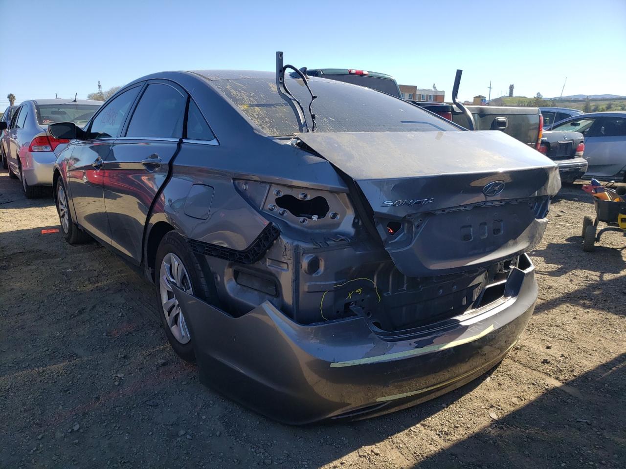 Photo 3 from auction – 2012 HYUNDAI SONATA GLS with VIN 5NPEB4AC7CH405599