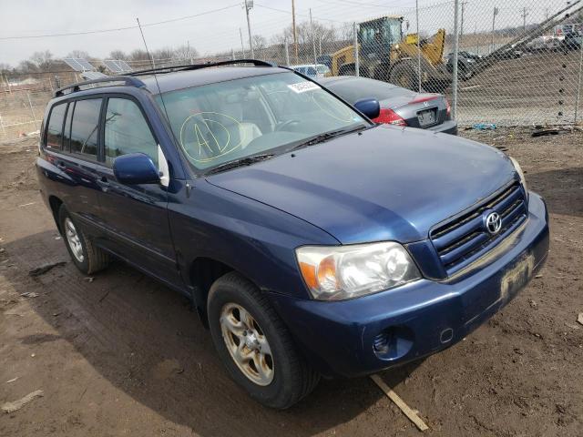 TOYOTA HIGHLANDER 2005 with VIN JTEGD21A350126376 - Photo from auction