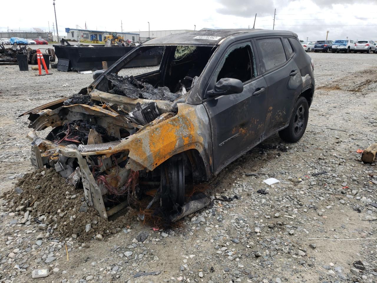 Photo 2 from auction – 2021 JEEP COMPASS SP with VIN 3C4NJCAB6MT518398