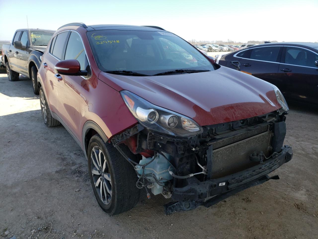 KIA SPORTAGE E 2018 with VIN KNDPN3ACXJ7329548 - Photo from auction