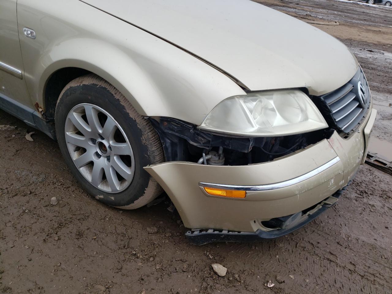 Photo 9 from auction – 2002 VOLKSWAGEN PASSAT GLS with VIN WVWVD63B52E099396