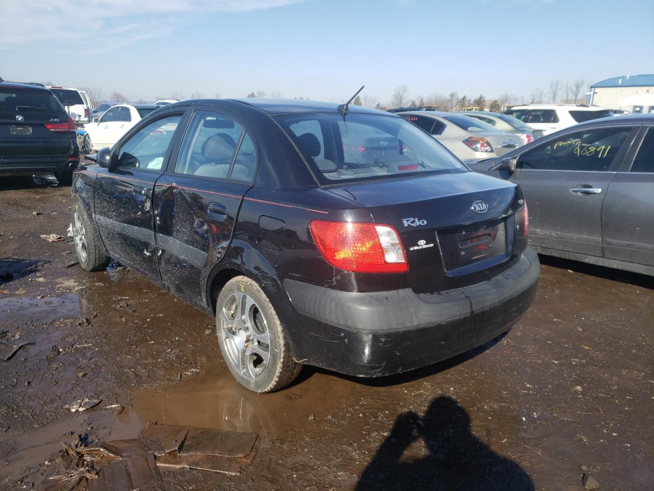 Photo 3 from auction – 2008 KIA RIO BASE with VIN KNADE123686351193
