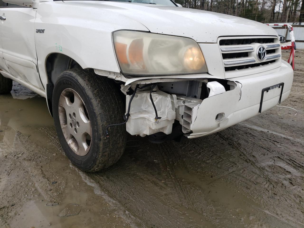 Photo 9 from auction – 2006 TOYOTA HIGHLANDER with VIN JTEEP21A560167706