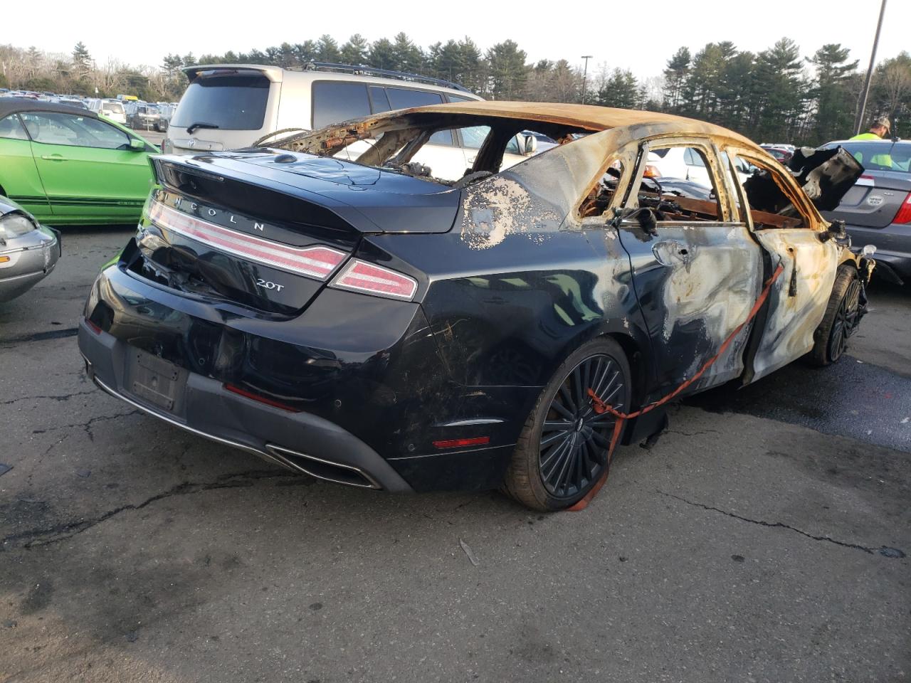 Photo 4 from auction – 2017 LINCOLN MKZ RESERV with VIN 3LN6L5E99HR600447