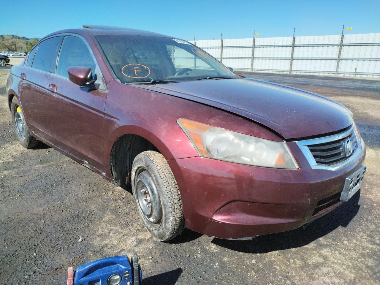 HONDA ACCORD EX 2009 with VIN JHMCP26799C009895 - Photo from auction