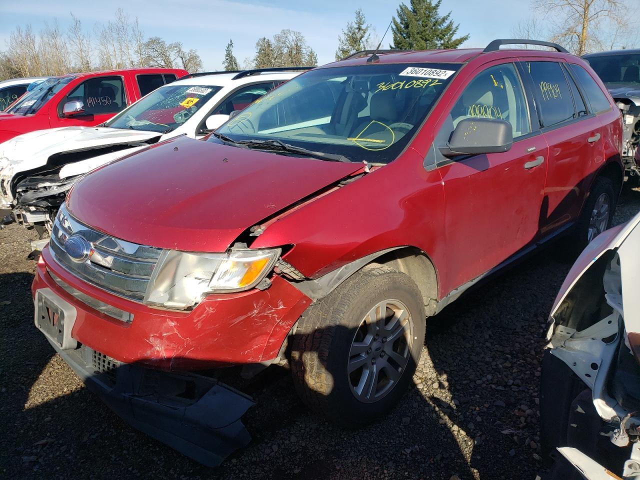 Photo 2 from auction – 2007 FORD EDGE SE with VIN 2FMDK46C57BA34024