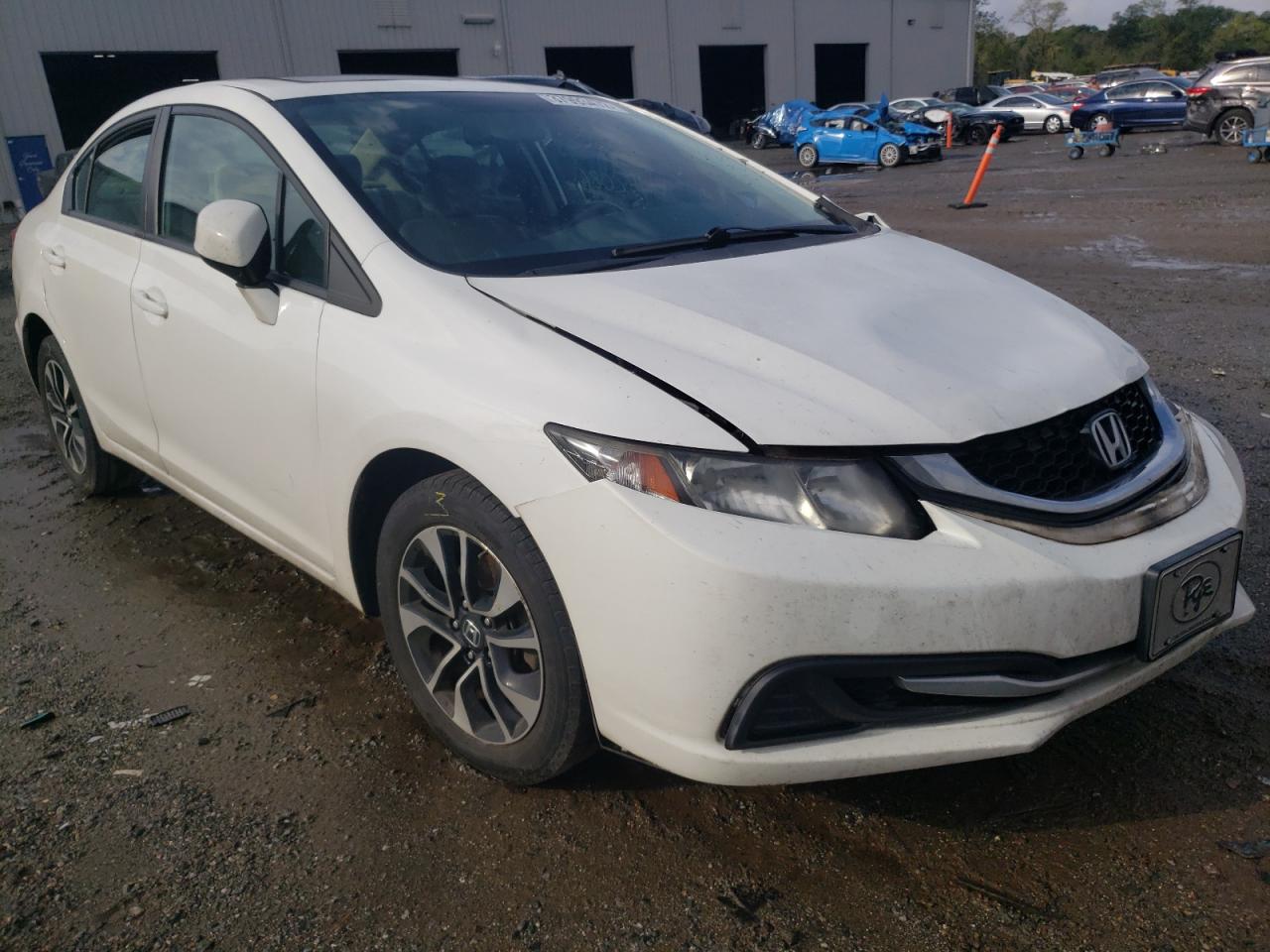 HONDA CIVIC EX 2013 with VIN 19XFB2F82DE024200 - Photo from auction