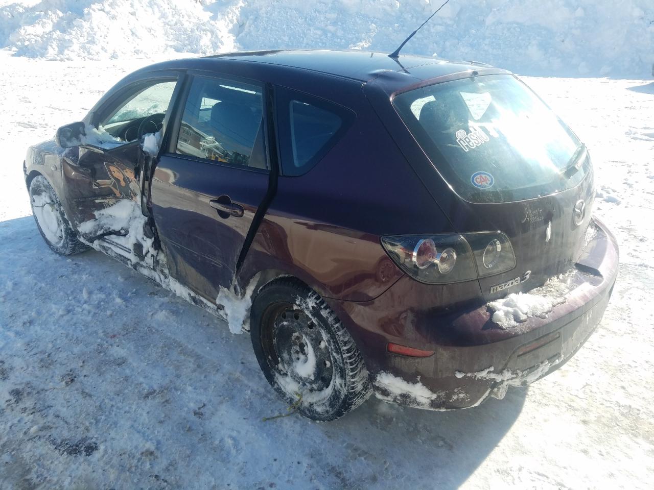 Photo 3 from auction – 2008 MAZDA 3 HATCHBAC with VIN JM1BK343881873462