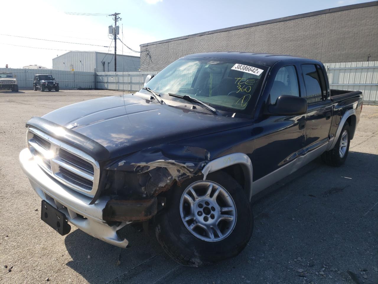 Photo 2 from auction – 2003 DODGE DAKOTA QUA with VIN 1D7HG48N53S192827