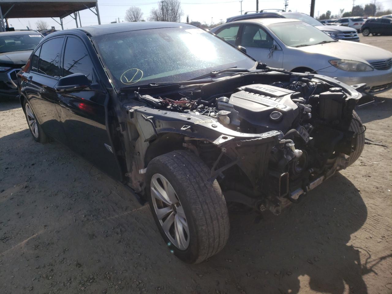 BMW 740 LI 2014 with VIN WBAYE4C54ED137975 - Photo from auction