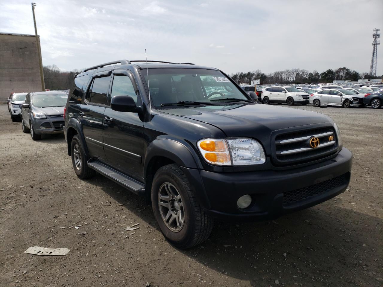TOYOTA SEQUOIA LI 2003 with VIN 5TDBT48AX3S182392 - Photo from auction