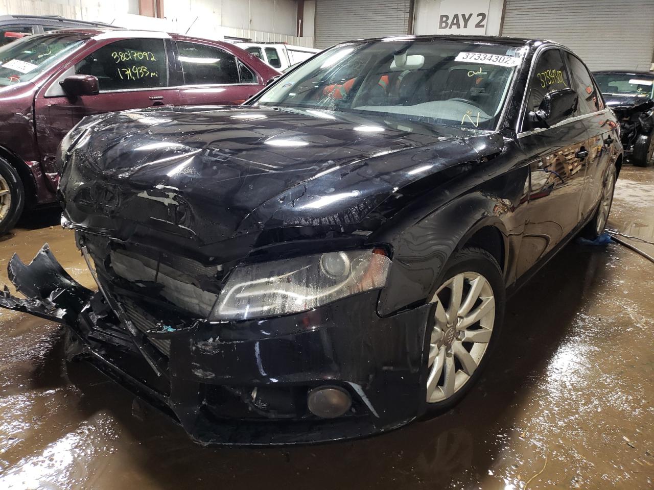 Photo 2 from auction – 2012 AUDI A4 PREMIUM with VIN WAUBFAFL1CN006053