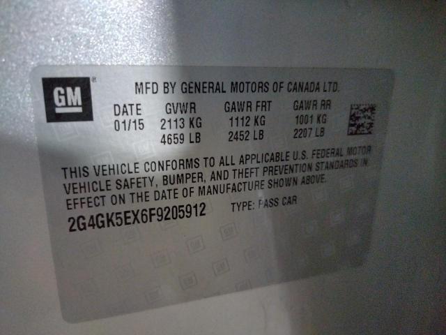 Photo 10 from auction – 2015 BUICK REGAL with VIN 2G4GK5EX6F9205912