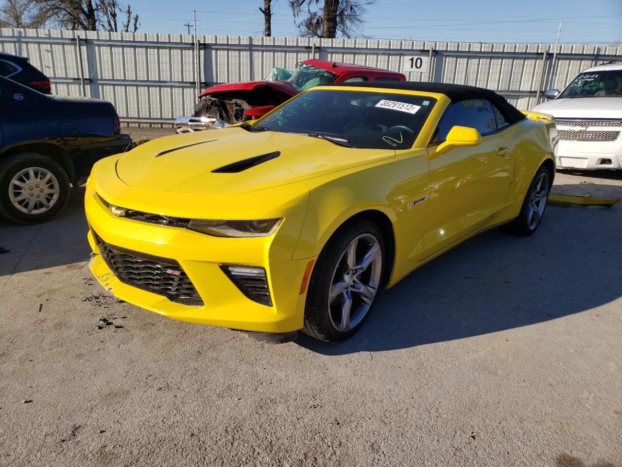 Photo 2 from auction – 2017 CHEVROLET CAMARO SS with VIN 1G1FF3D72H0176067