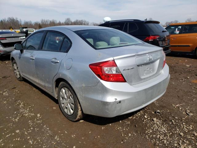 Photo 3 from auction – 2012 HONDA CIVIC LX with VIN 19XFB2F58CE389243