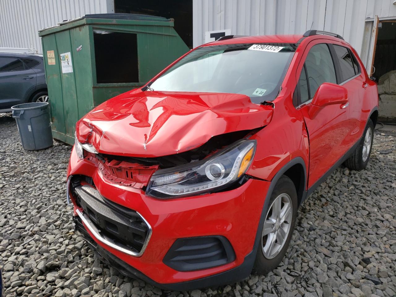 Фото 2 с аукциона – 2017 CHEVROLET TRAX 1LT с VIN 3GNCJLSB2HL225293