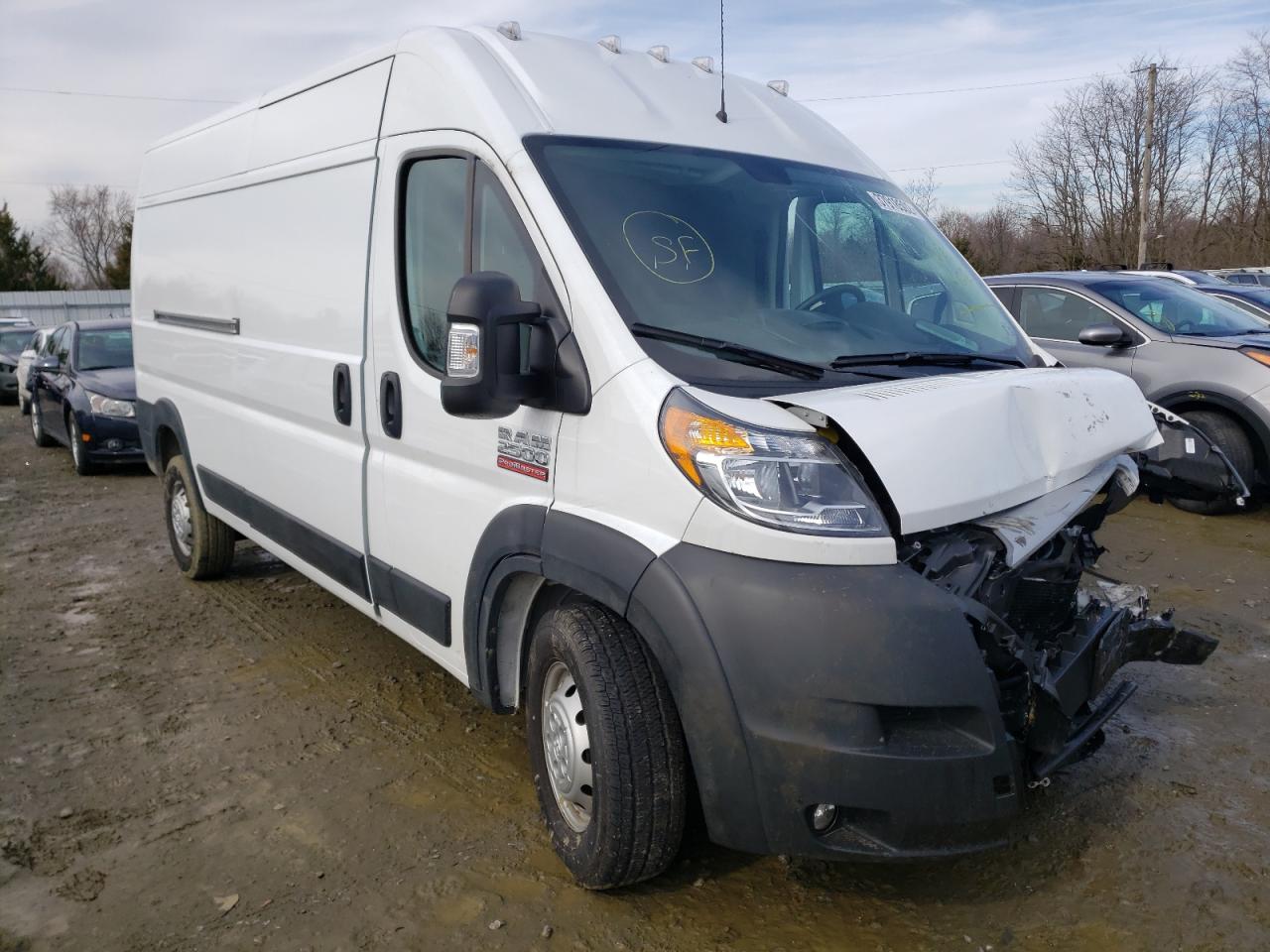 RAM PROMASTER 2021 with VIN 3C6LRVDG0ME566462 - Photo from auction