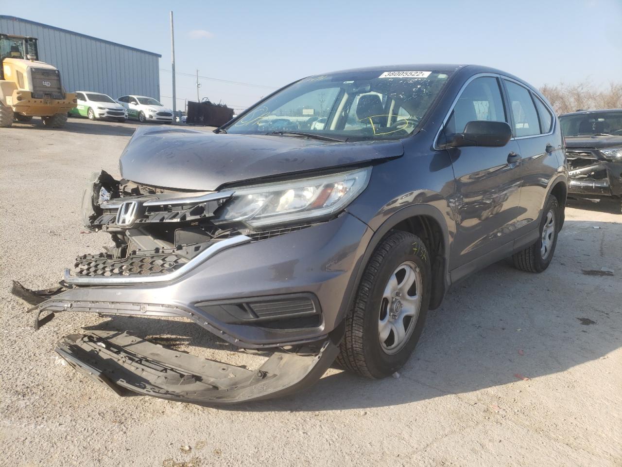Photo 2 from auction – 2015 HONDA CR-V LX with VIN 3CZRM3H33FG707491