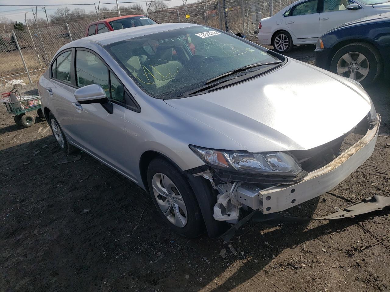 HONDA CIVIC LX 2015 with VIN 19XFB2F51FE076135 - Photo from auction