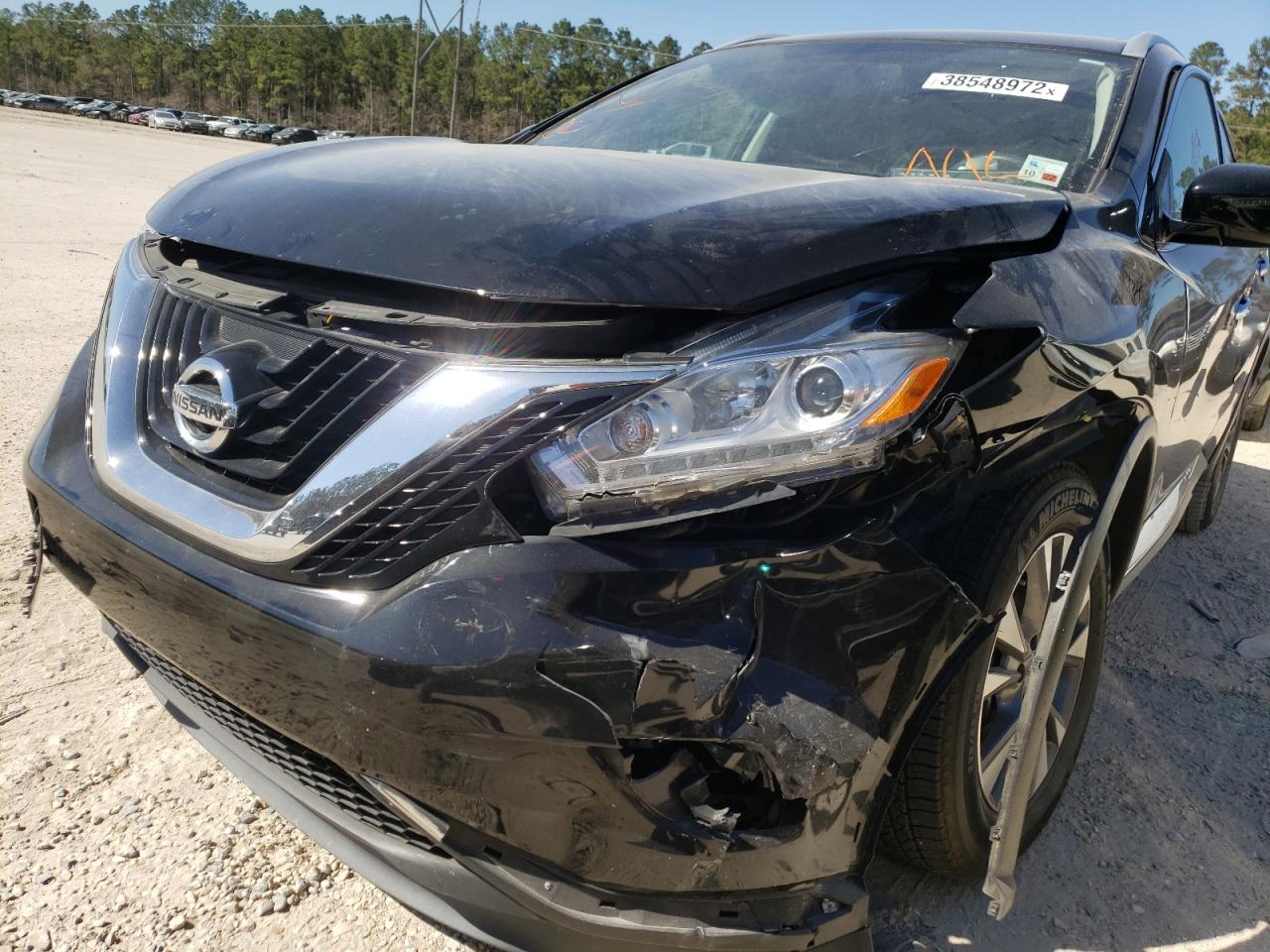 Photo 9 from auction – 2016 NISSAN MURANO S with VIN 5N1AZ2MG1GN169725