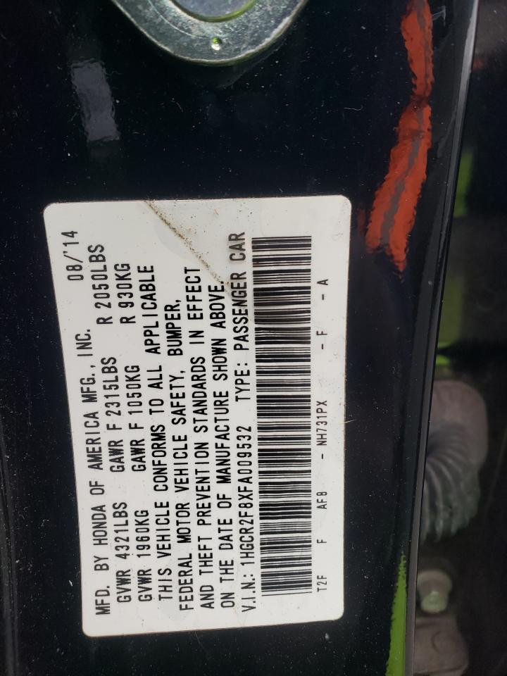 Photo 10 from auction – 2015 HONDA ACCORD EXL with VIN 1HGCR2F8XFA009532