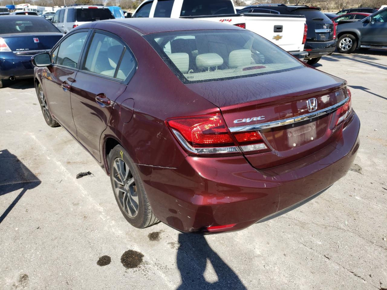 Photo 3 from auction – 2014 HONDA CIVIC EX with VIN 19XFB2F82EE085208