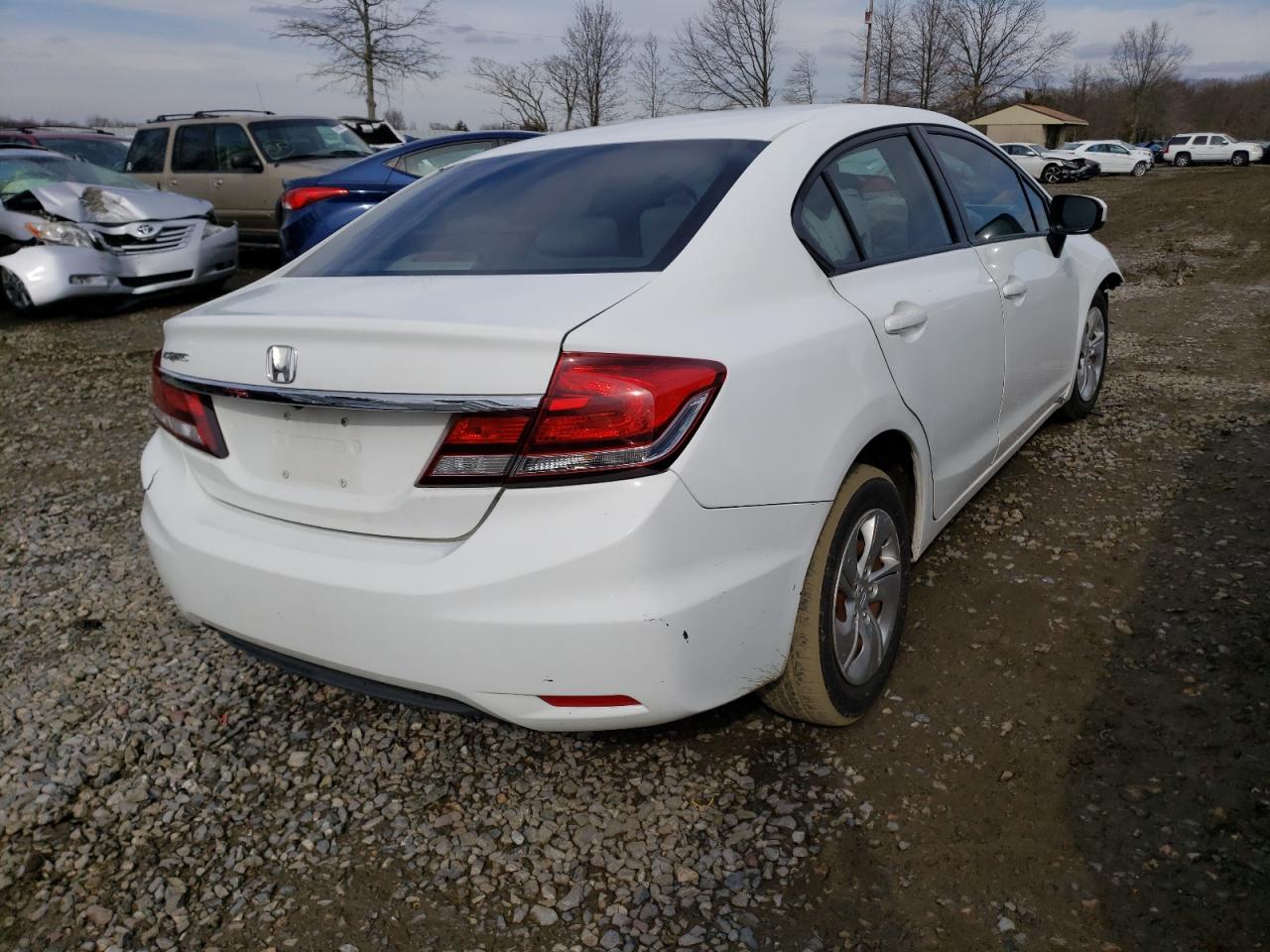 Photo 4 from auction – 2014 HONDA CIVIC LX with VIN 2HGFB2F58EH503802
