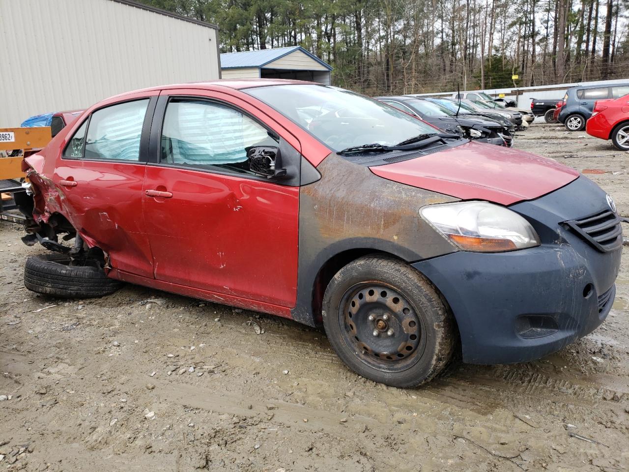 TOYOTA YARIS 2010 with VIN JTDBT4K37A1353801 - Photo from auction