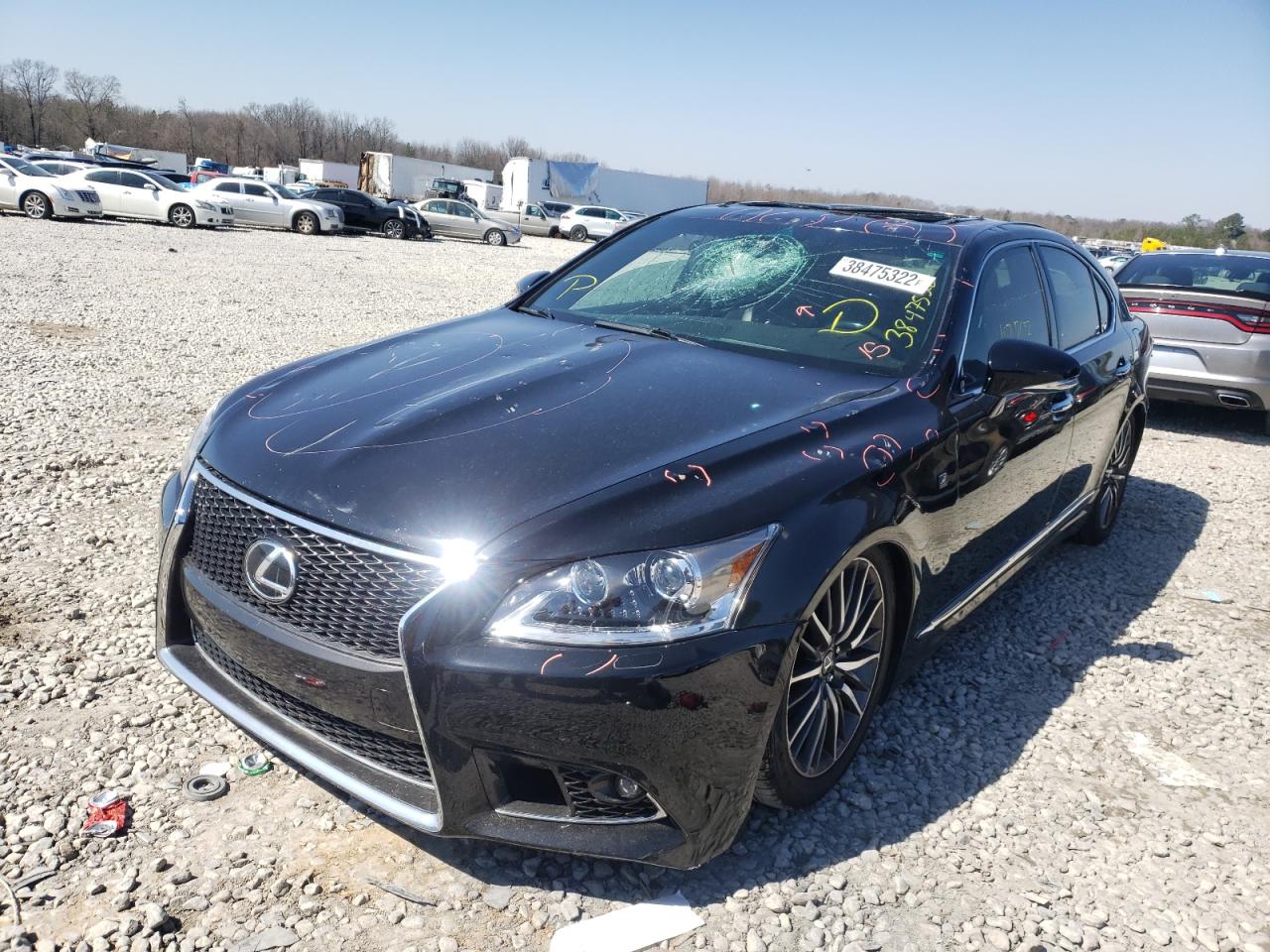 Photo 2 from auction – 2013 LEXUS LS 460 with VIN JTHBL5EF4D5116366