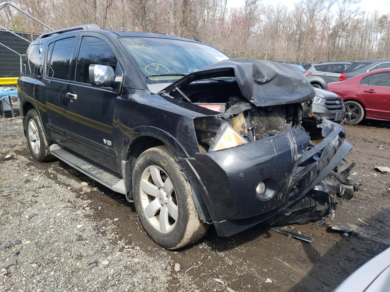 NISSAN ARMADA SE 2008 with VIN 5N1AA08C48N632641 - Photo from auction