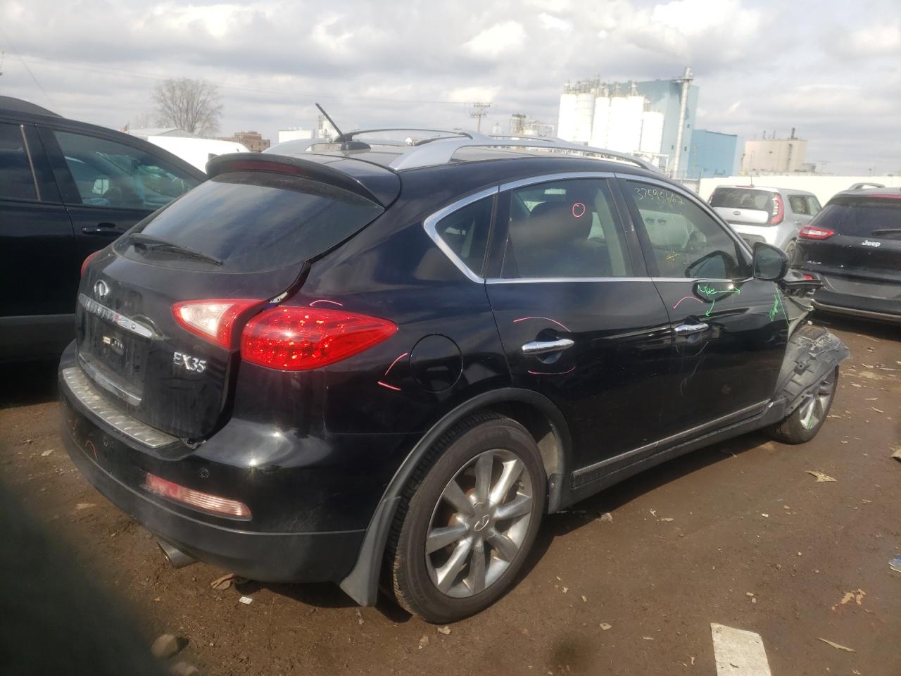 Photo 4 from auction – 2008 INFINITI EX35 BASE with VIN JNKAJ09FX8M362008