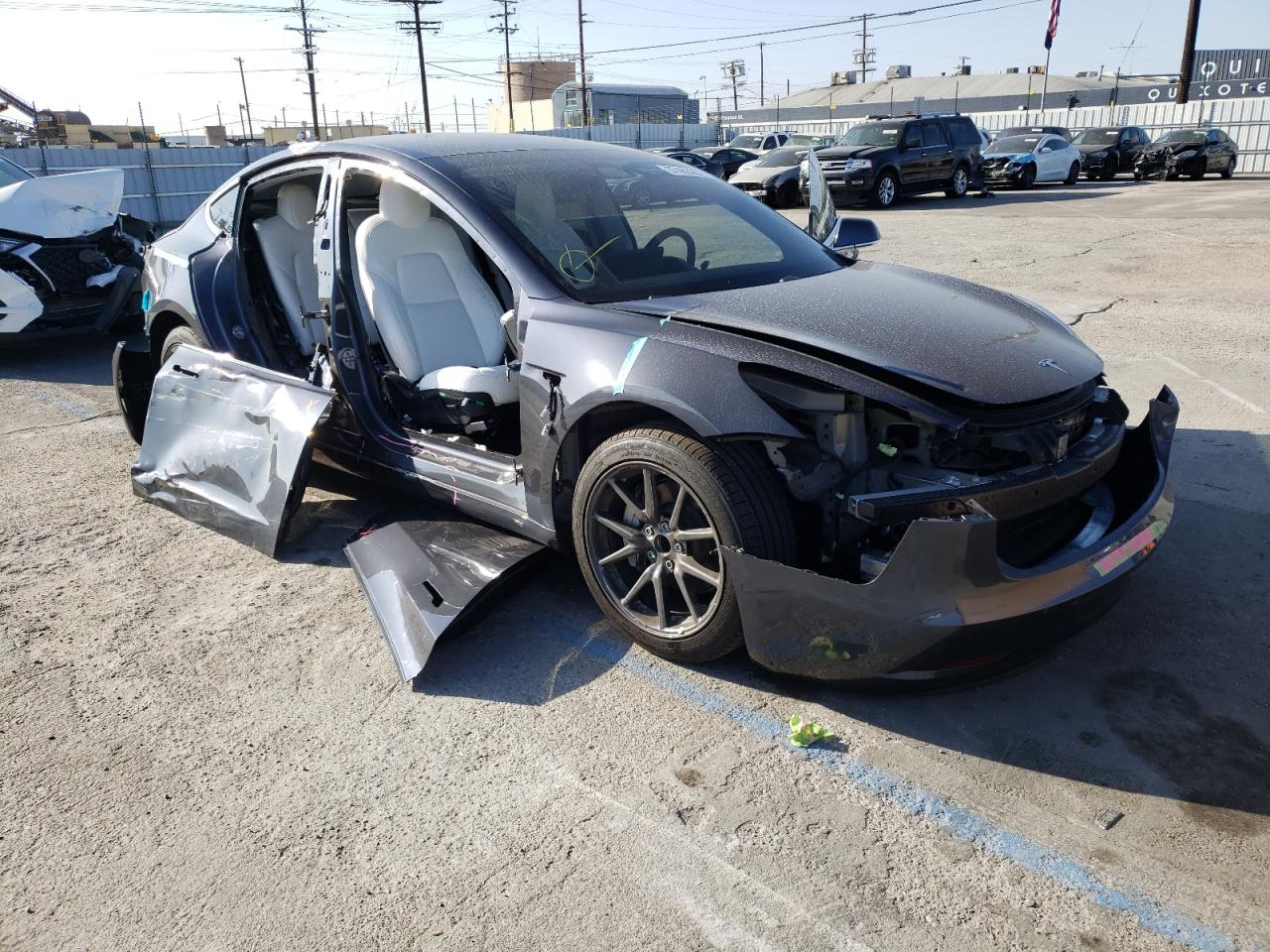 TESLA MODEL 3 2020 with VIN 5YJ3E1EA3LF804823 - Photo from auction