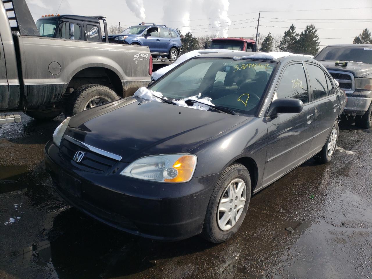 Photo 2 from auction – 2003 HONDA CIVIC LX with VIN 2HGES16563H613041