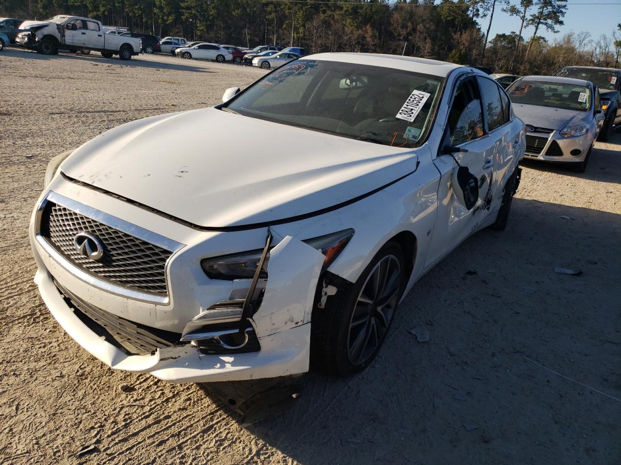 Photo 2 from auction – 2014 INFINITI Q50 BASE with VIN JN1BV7AP5EM692550