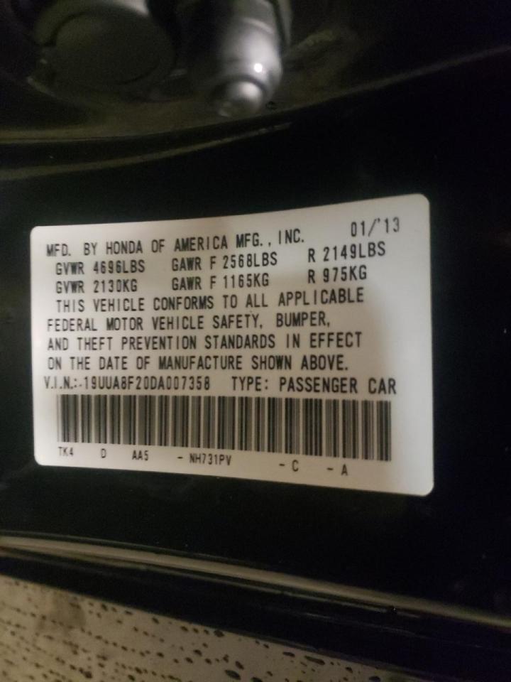 Photo 10 from auction – 2013 ACURA TL with VIN 19UUA8F20DA007358