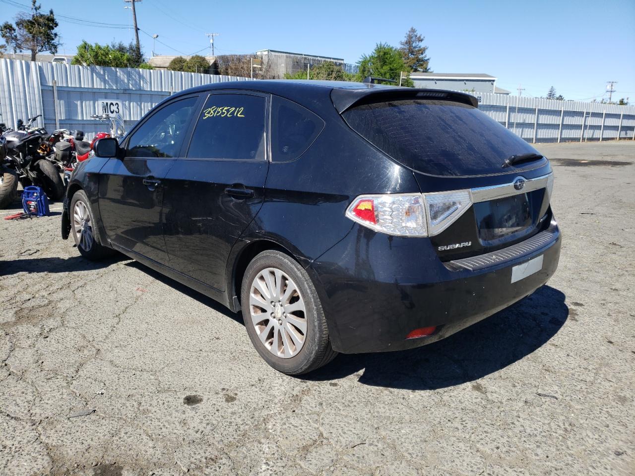 Foto 3 de la subasta – 2008 SUBARU IMPREZA con VIN JF1GH61658H825760
