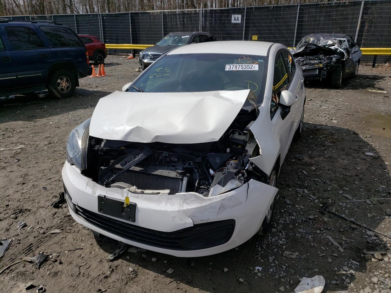 Photo 9 from auction – 2014 KIA RIO LX with VIN KNADM4A39E6407130