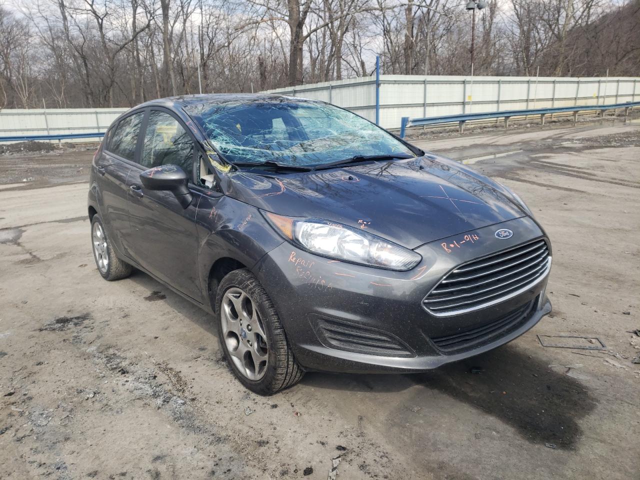 FORD FIESTA SE 2019 with VIN 3FADP4EJXKM156140 - Photo from auction