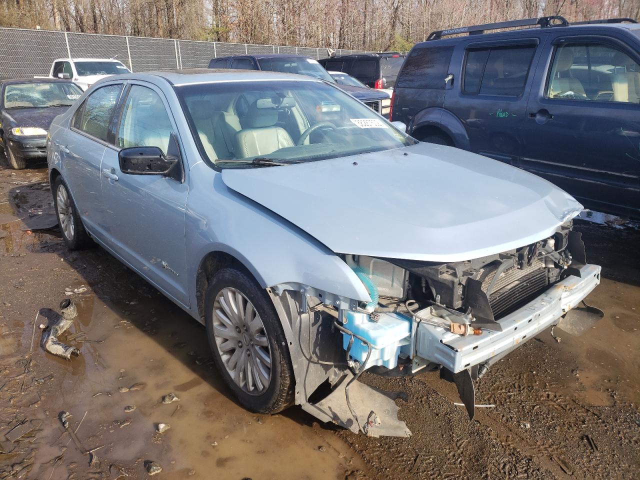 FORD FUSION HYB 2010 with VIN 3FADP0L38AR226040 - Photo from auction