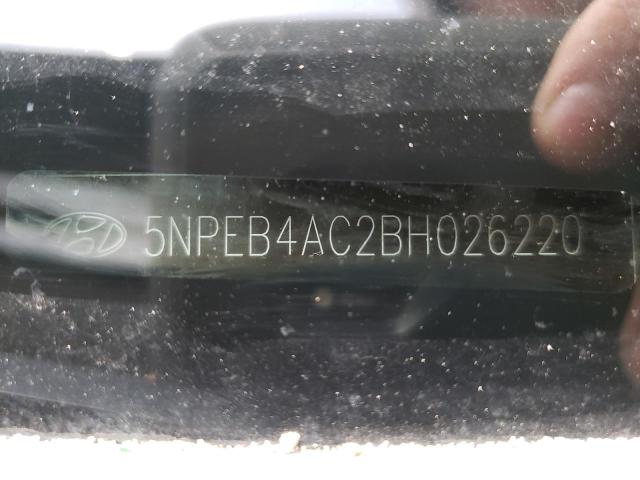 Photo 10 from auction – 2011 HYUNDAI SONATA GLS with VIN 5NPEB4AC2BH026220
