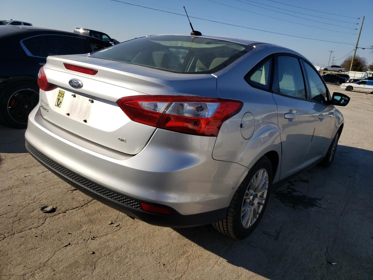 Photo 4 from auction – 2012 FORD FOCUS SE with VIN 1FAHP3F27CL198075