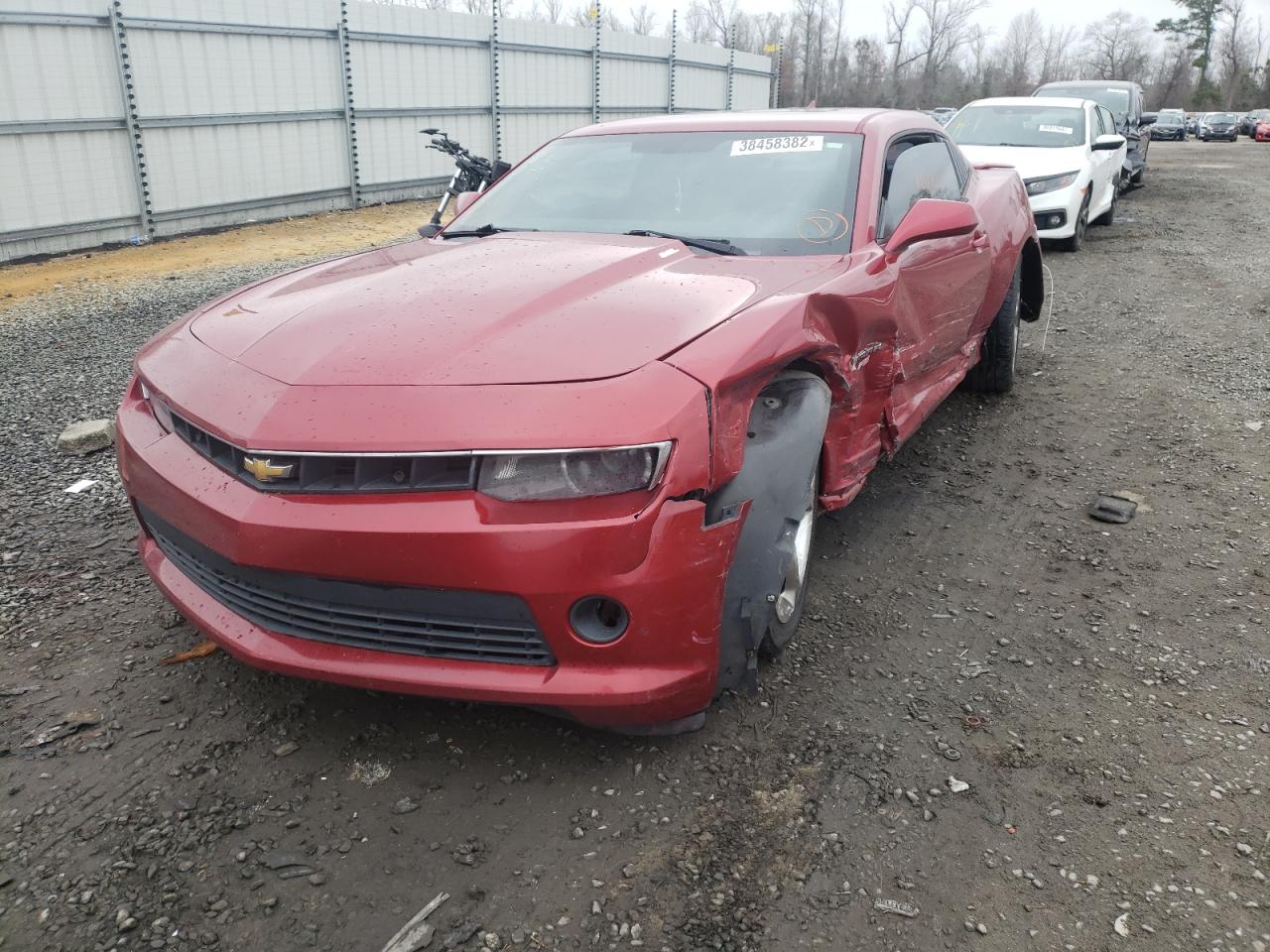 Photo 9 from auction – 2014 CHEVROLET CAMARO with VIN 2G1FB1E37E9133342